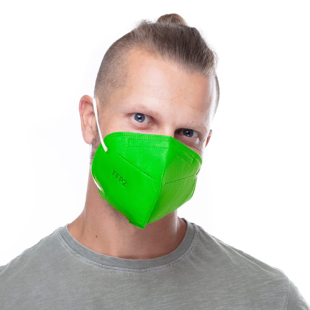 Respirátor FFP2 GOOD MASK GM2 tmavě zelený - náhled 2