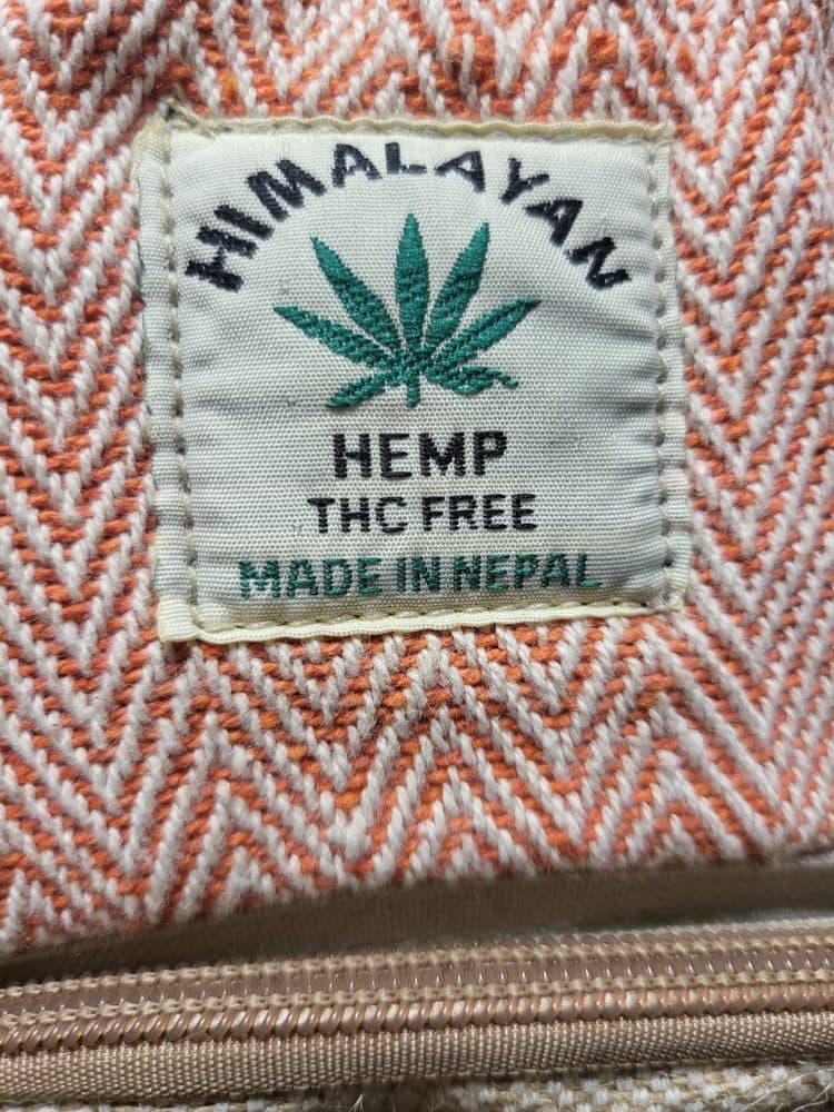 Ručně tkaný batoh HEMP-Ganéša - náhled 4