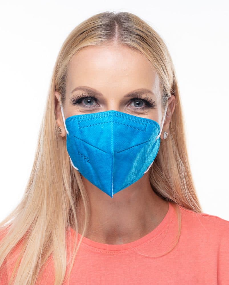 Respirátor FFP2 GOOD MASK GM2 - světle modrý - náhled 5