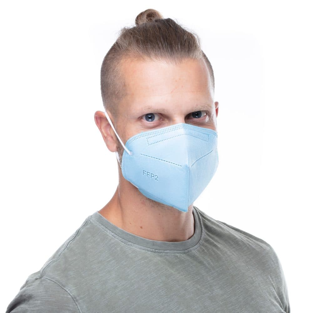 Respirátor FFP2 GOOD MASK GM2 zdravotnický modrý (medical blue) - náhled 2