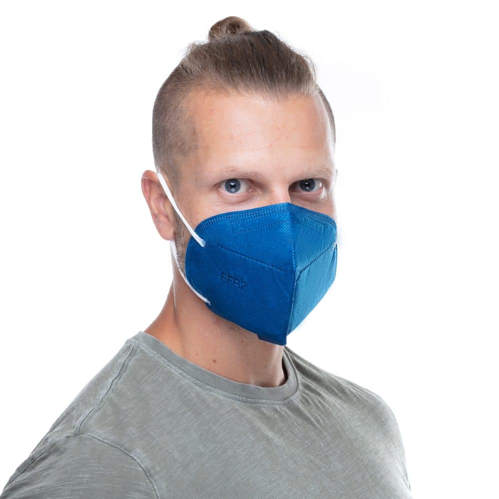 Respirátor FFP2 GOOD MASK GM2 tmavě modrý - náhled 2