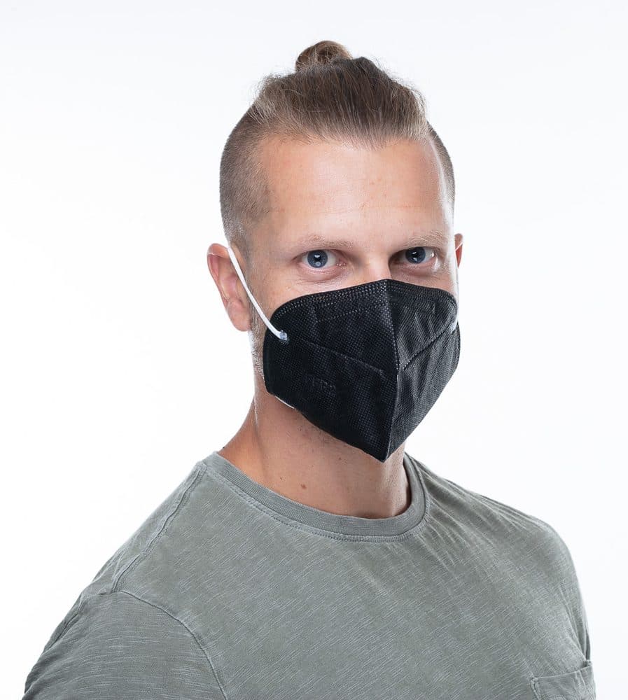 Respirátor FFP2 GOOD MASK GM2 černý - náhled 4