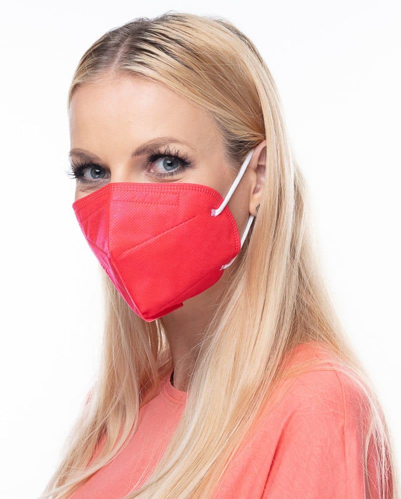 Respirátor FFP2 GOOD MASK GM2 červený - náhled 4