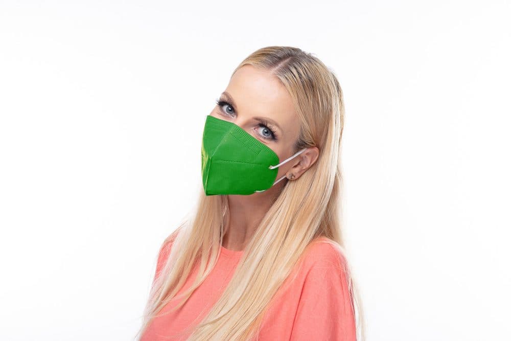 Respirátor FFP2 GOOD MASK GM2 tmavě zelený - náhled 4