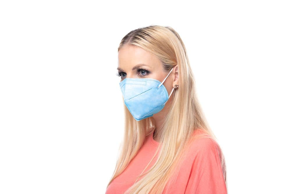 Respirátor FFP2 GOOD MASK GM2 zdravotnický modrý (medical blue) - náhled 4