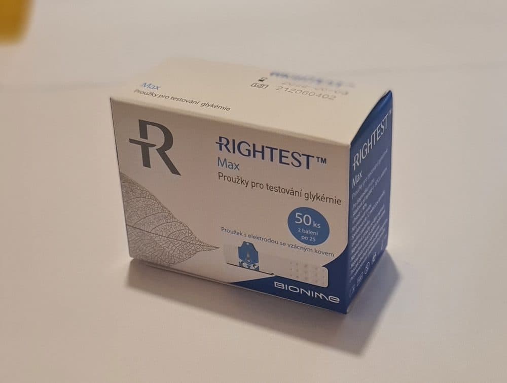 Testovací proužky ke glukometru Rightest Max Plus - náhled 4