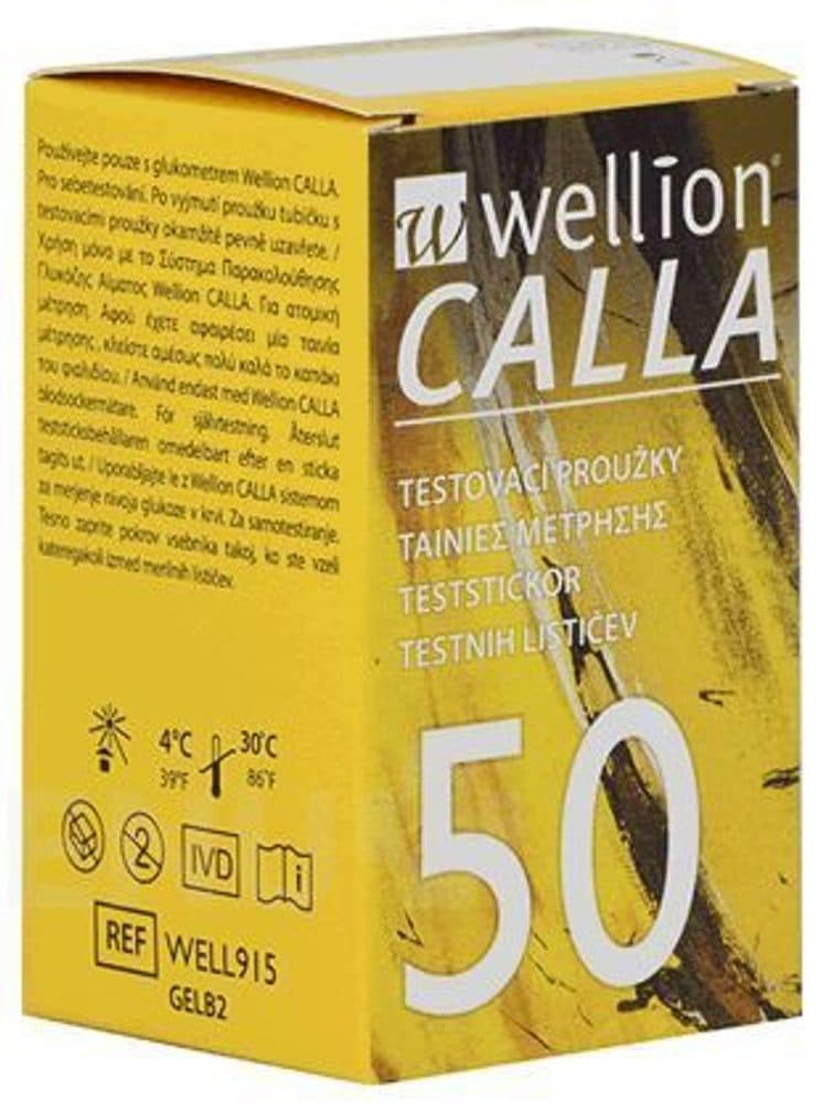 Testovací proužky Wellion CALLA 50 ks (Vivaldi) - náhled 2