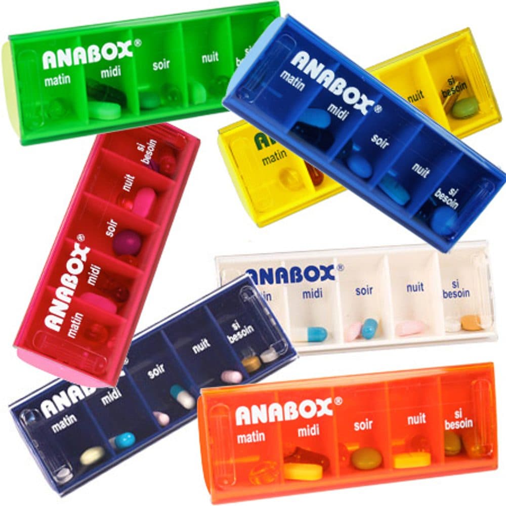 Dávkovač léků ANABOX® denní box - náhled 3