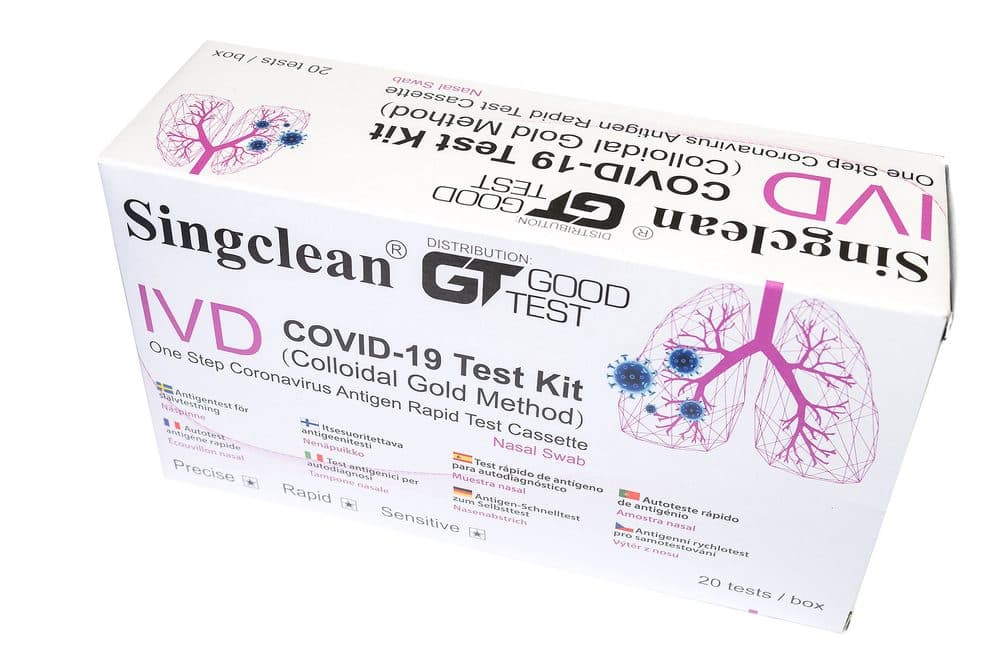 Singclean® COVID-19 testovací sada (metoda koloidního zlata), SÚKL ev.č. 01028558 - vzorek z nosu 20ks - náhled 3