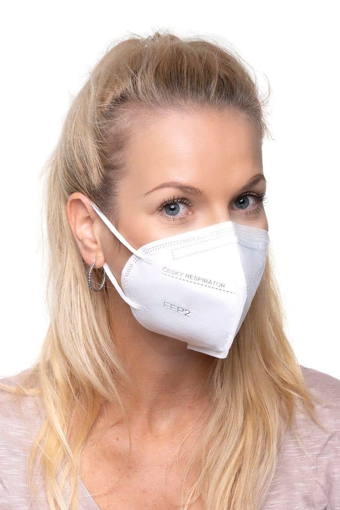 Respirátor FFP2, ultratenký, maximálně prodyšný, český výrobce, certifikát - náhled 2