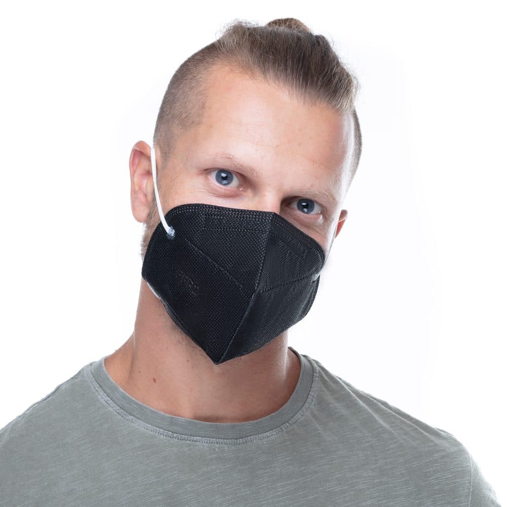 Respirátor FFP2 GOOD MASK GM2 černý - náhled 2