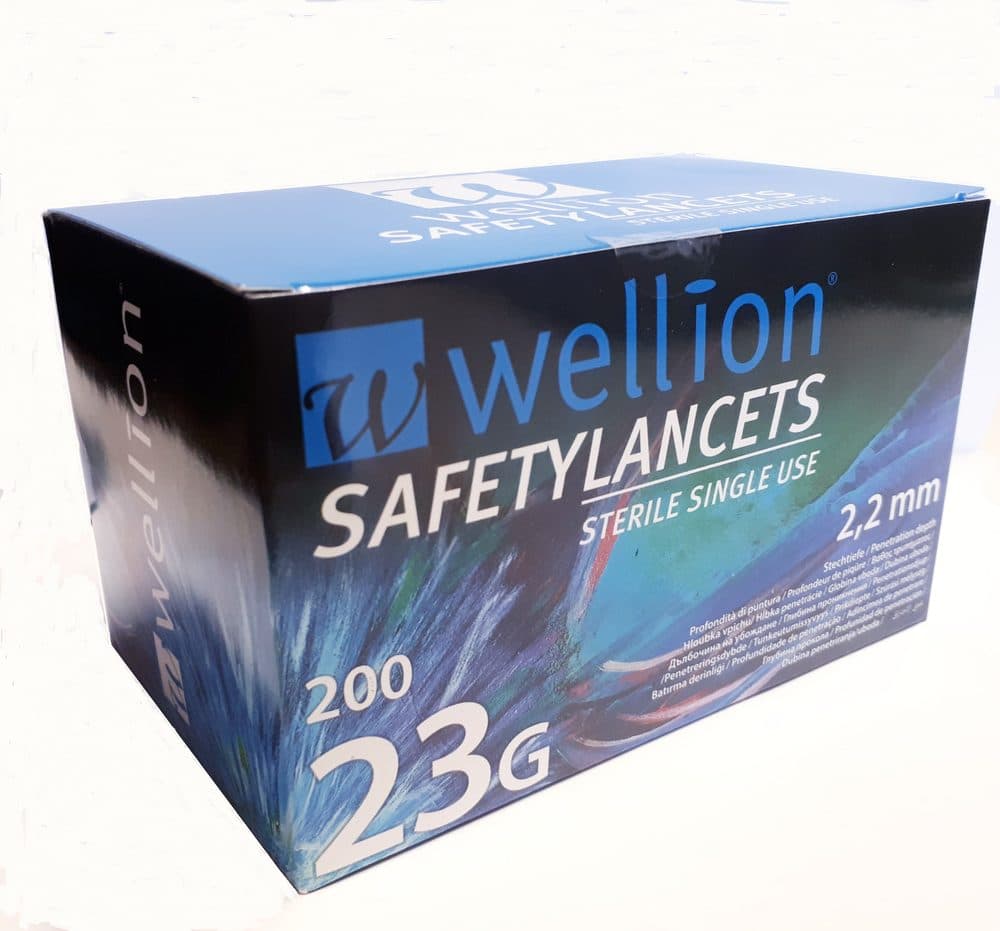 Bezpečné lancety Wellion 23G(100KS) - náhled 4