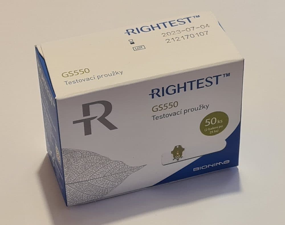 Testovací proužky Rightest GS550 (ke glukometrům mylife Pura/ mylife Pura X) - náhled 4