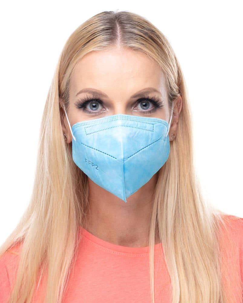 Respirátor FFP2 GOOD MASK GM2 zdravotnický modrý (medical blue) - náhled 5