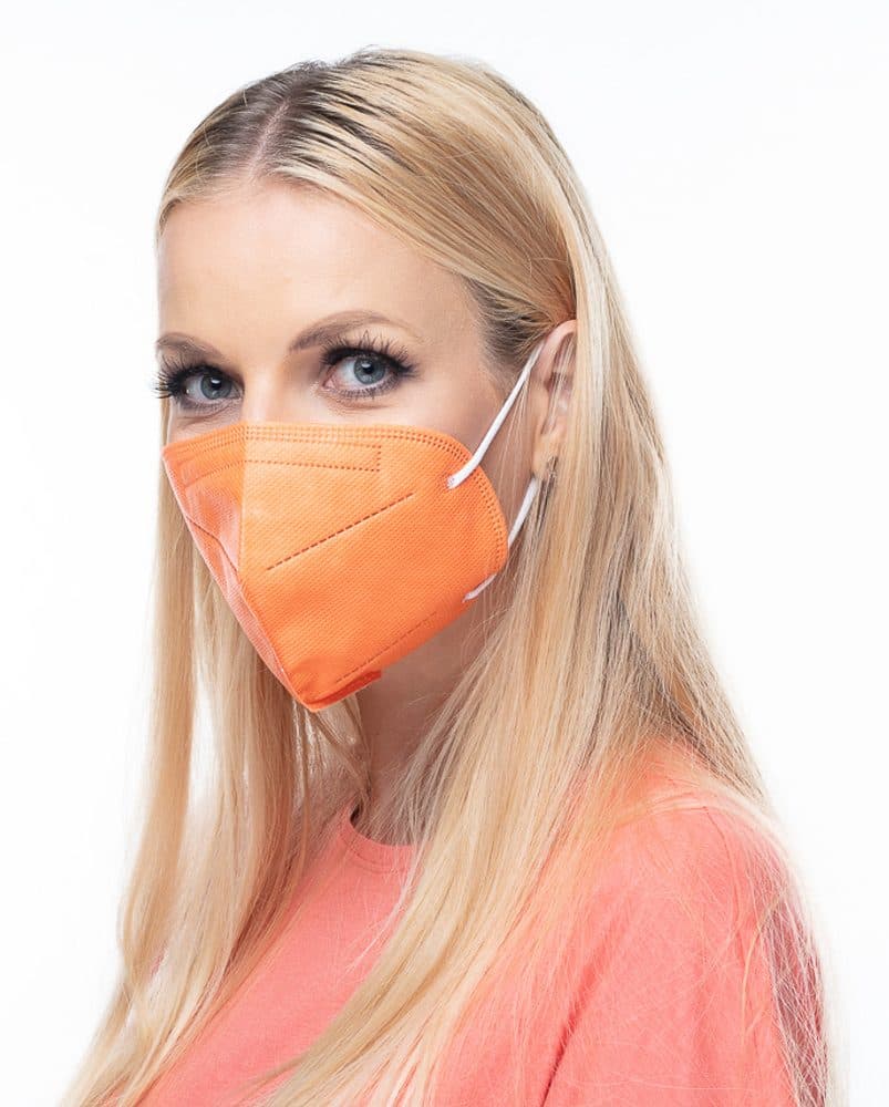 Respirátor FFP2 GOOD MASK GM2 oranžový - náhled 5
