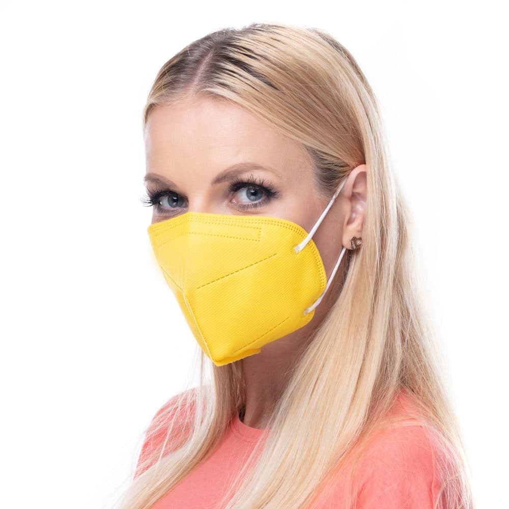 Respirátor FFP2 GOOD MASK GM2 žlutý - náhled 1