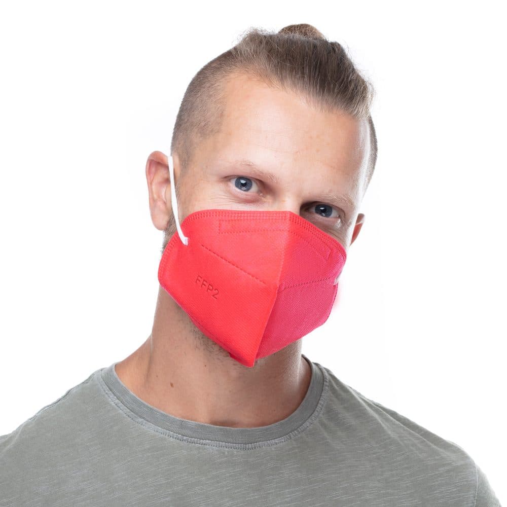 Respirátor FFP2 GOOD MASK GM2 červený - náhled 2