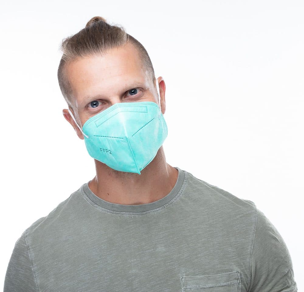 Respirátor FFP2 GOOD MASK GM2 světle zelený (medical green) - náhled 5