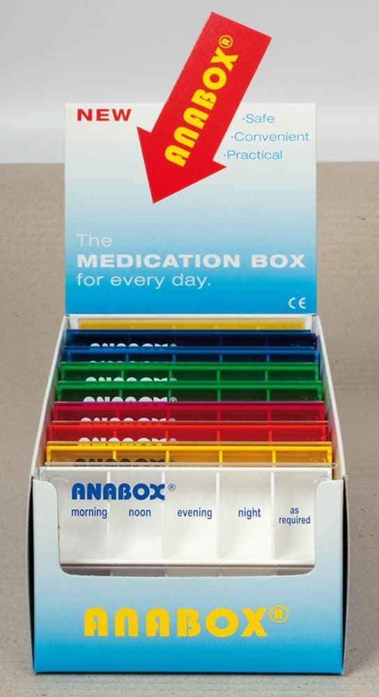 Dávkovač léků ANABOX® denní box - náhled 2