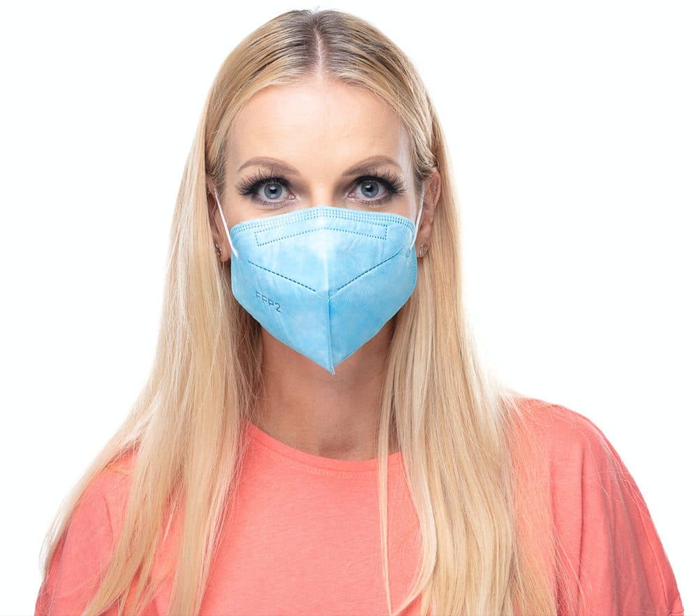 Respirátor FFP2 GOOD MASK GM2 zdravotnický modrý (medical blue) - náhled 3