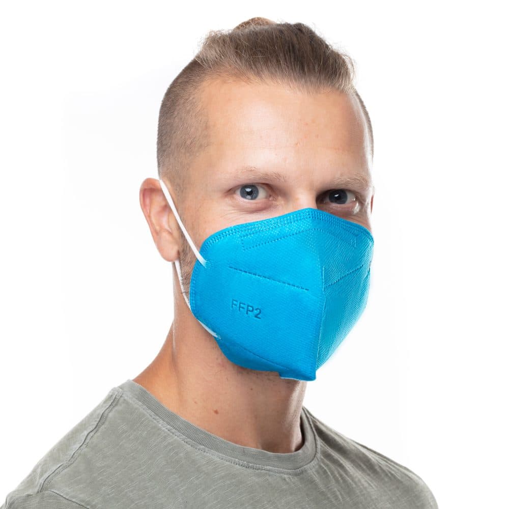 Respirátor FFP2 GOOD MASK GM2 - světle modrý - náhled 2