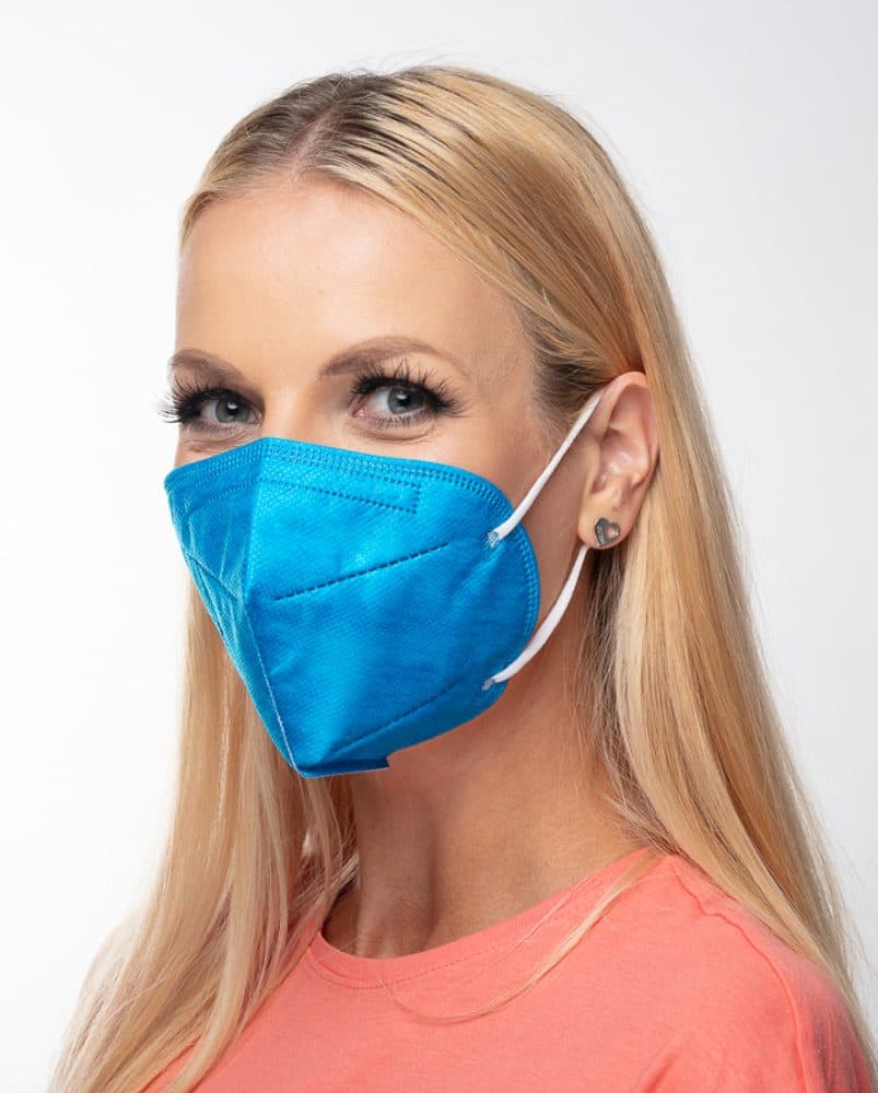 Respirátor FFP2 GOOD MASK GM2 - světle modrý - náhled 3
