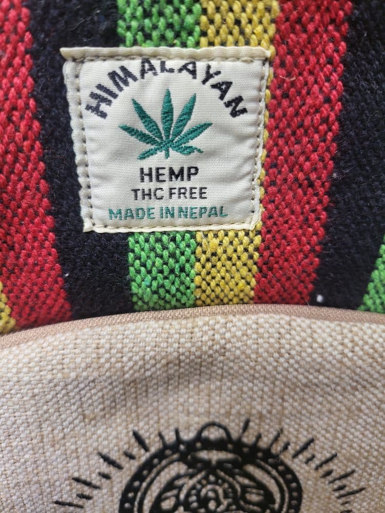 Ručně tkaný batoh HEMP-Ganéša - náhled 3
