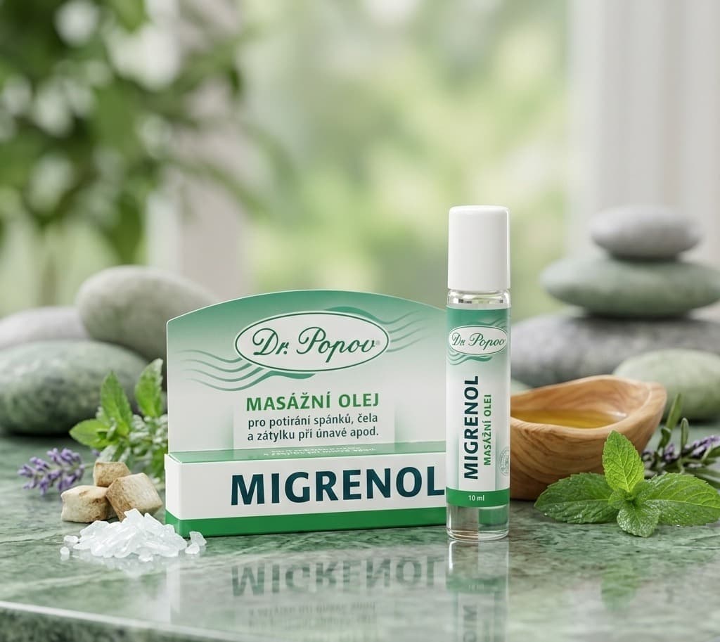 Migrenol, 10 ml - roll-on Dr. Popov - náhled 2